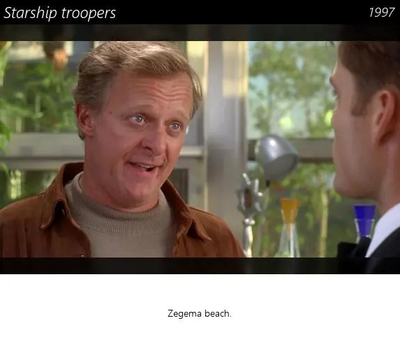 Vignette : Starship troopers